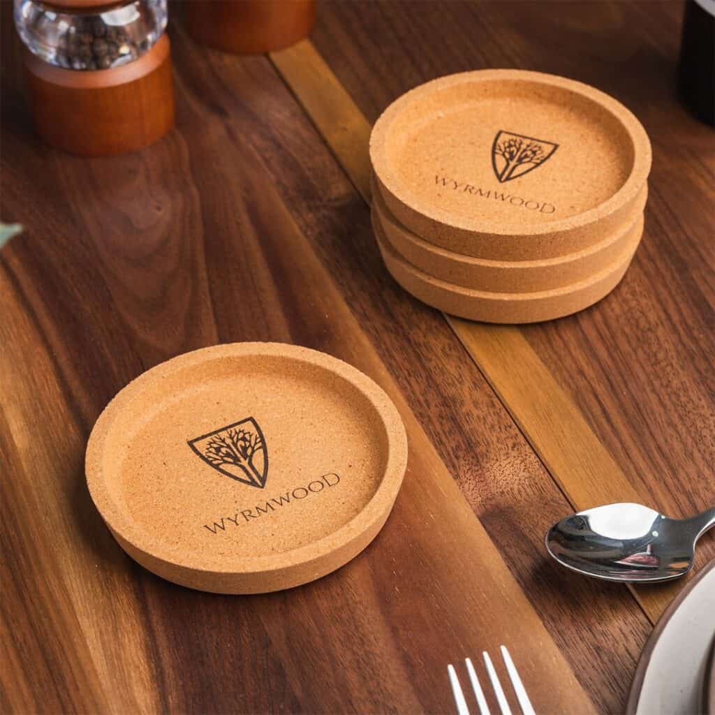 Cork Coaster (Set of 4) by Wyrmwood