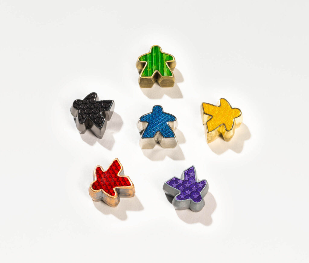 Deluxe Metal Meeples by Wyrmwood