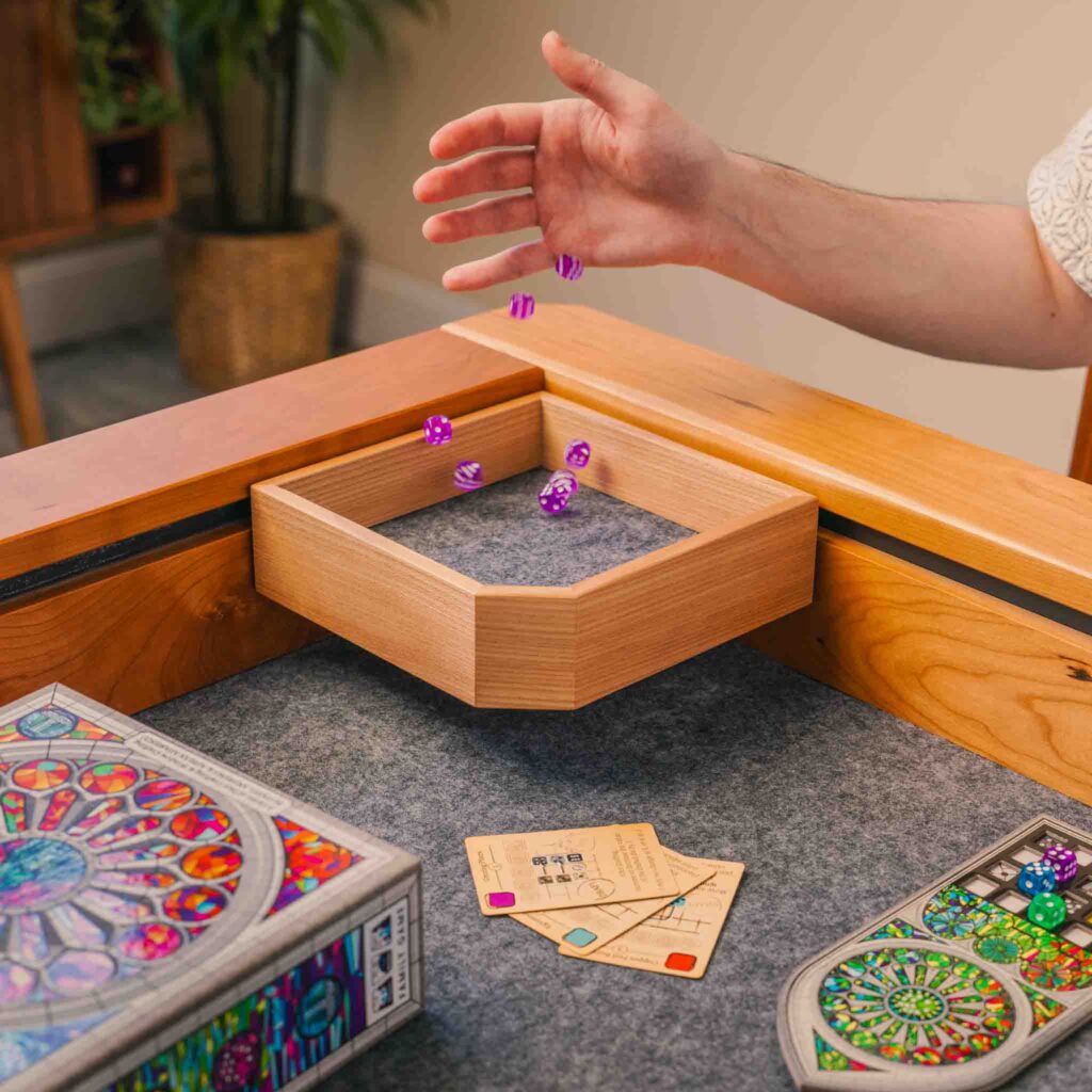 Corner Dice Tray by Wyrmwood