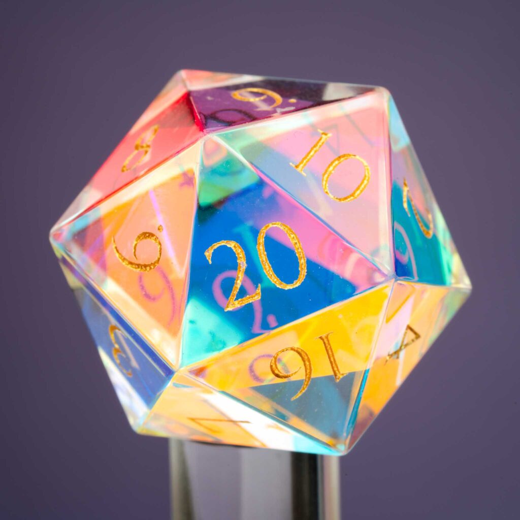 Prismatic Glass Dice by Wyrmwood