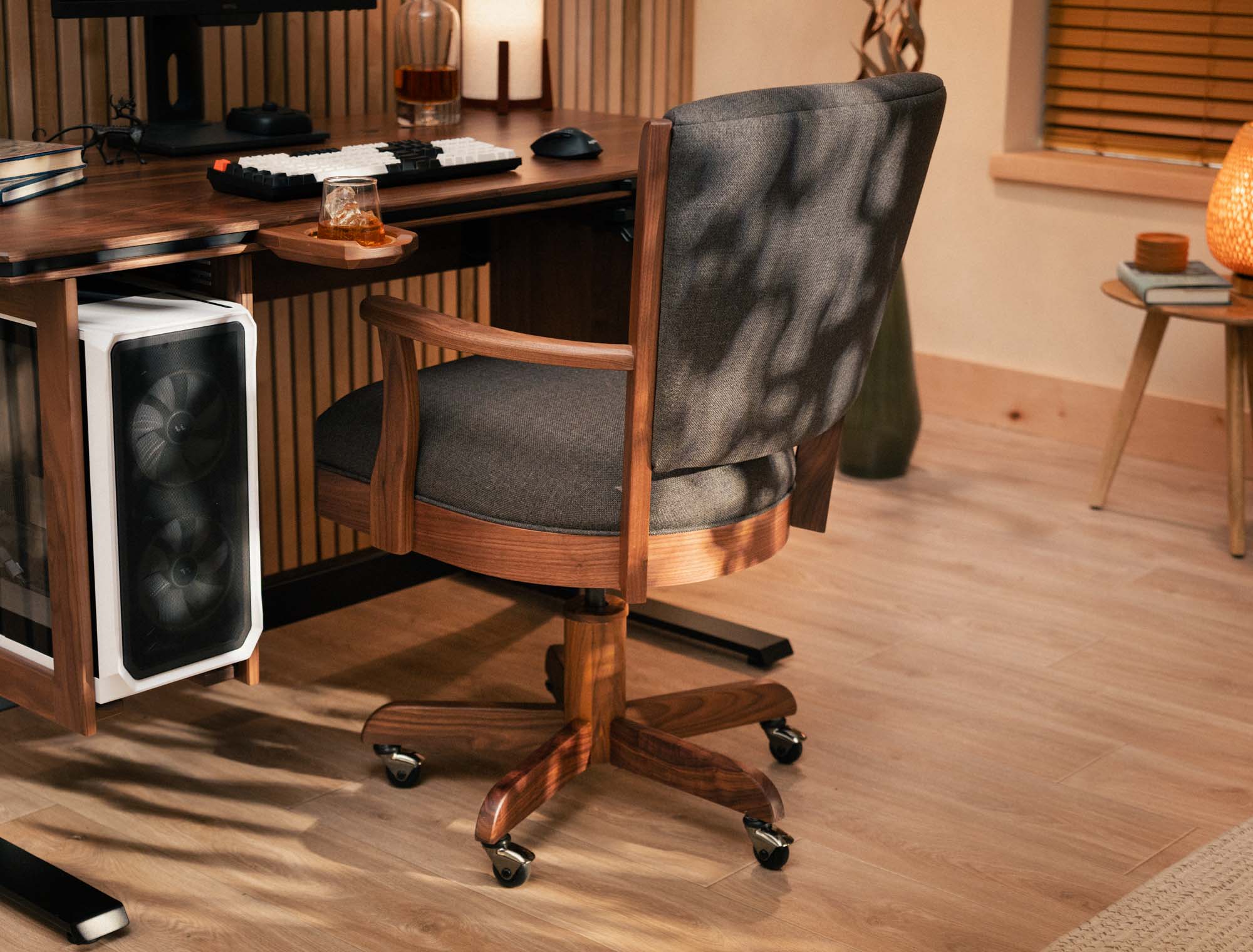 Office Chair - Carbon & Black Walnut