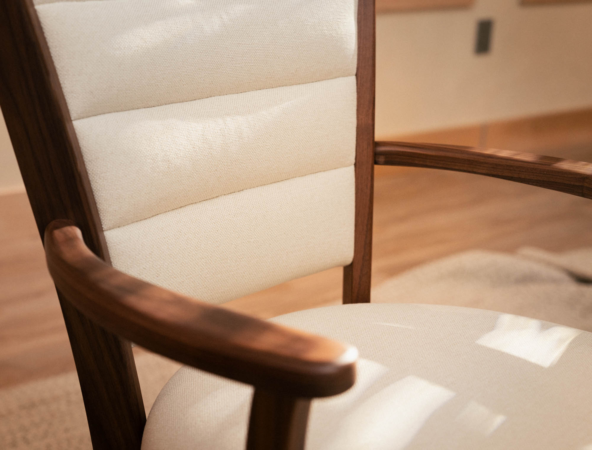 Office Chair - Frost & Black Walnut