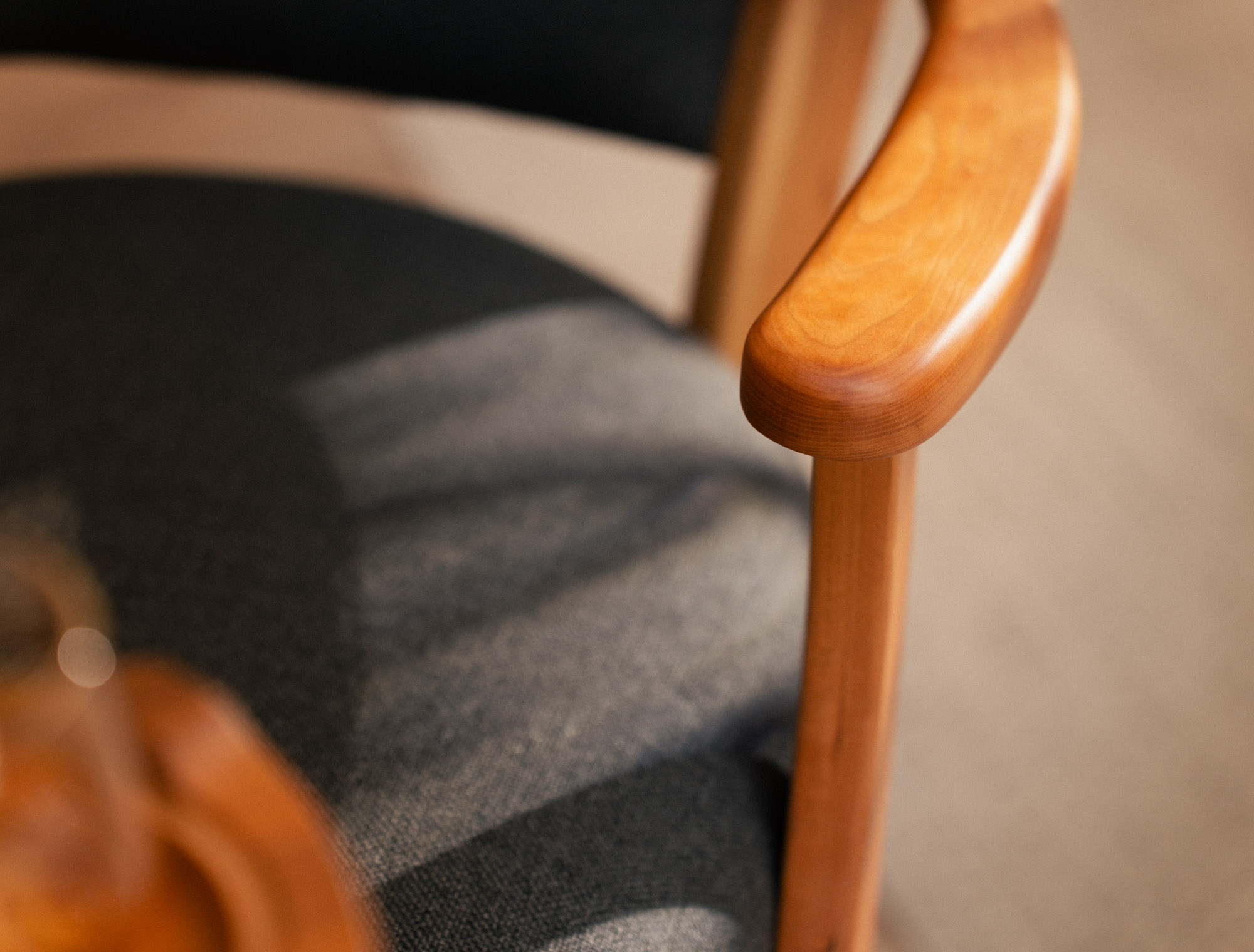 Office Chair - Carbon & Cherry