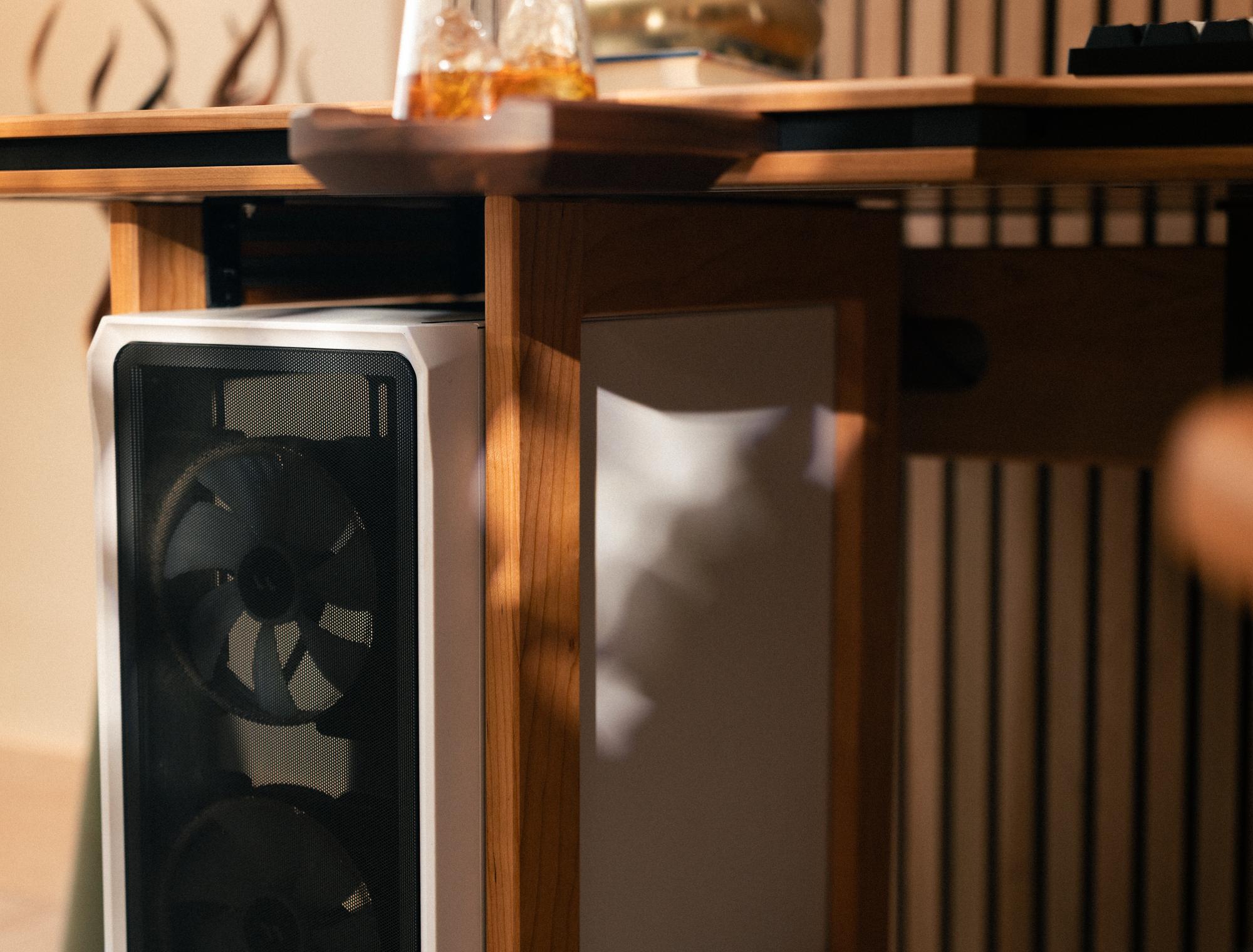 PC Tower Mount - Cherry