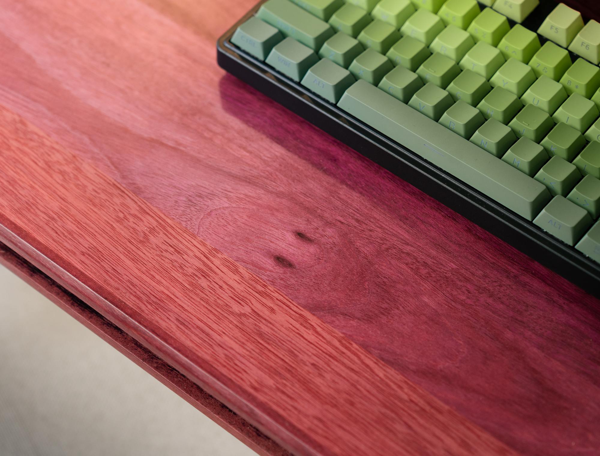 Purpleheart desk