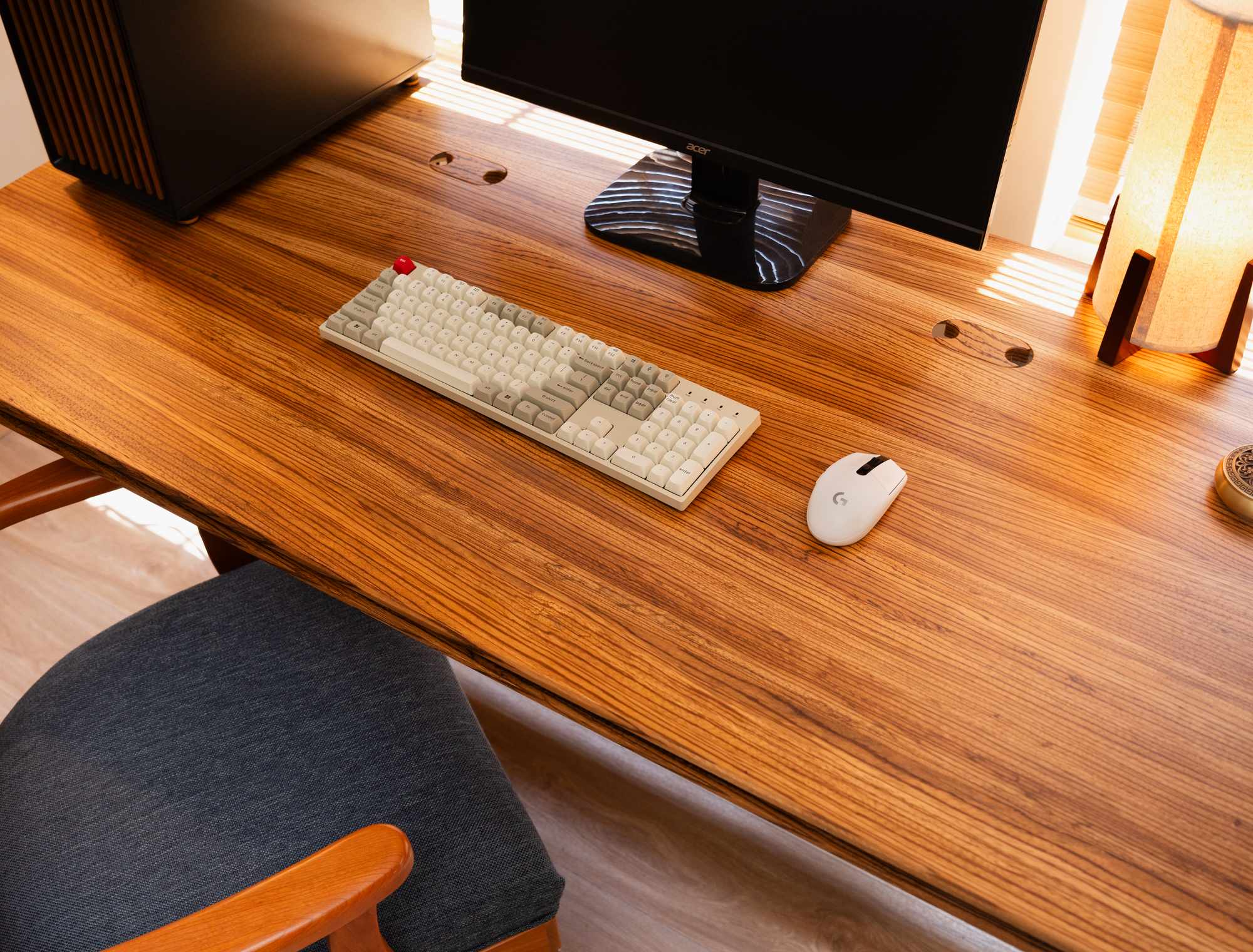 Zebrawood desk