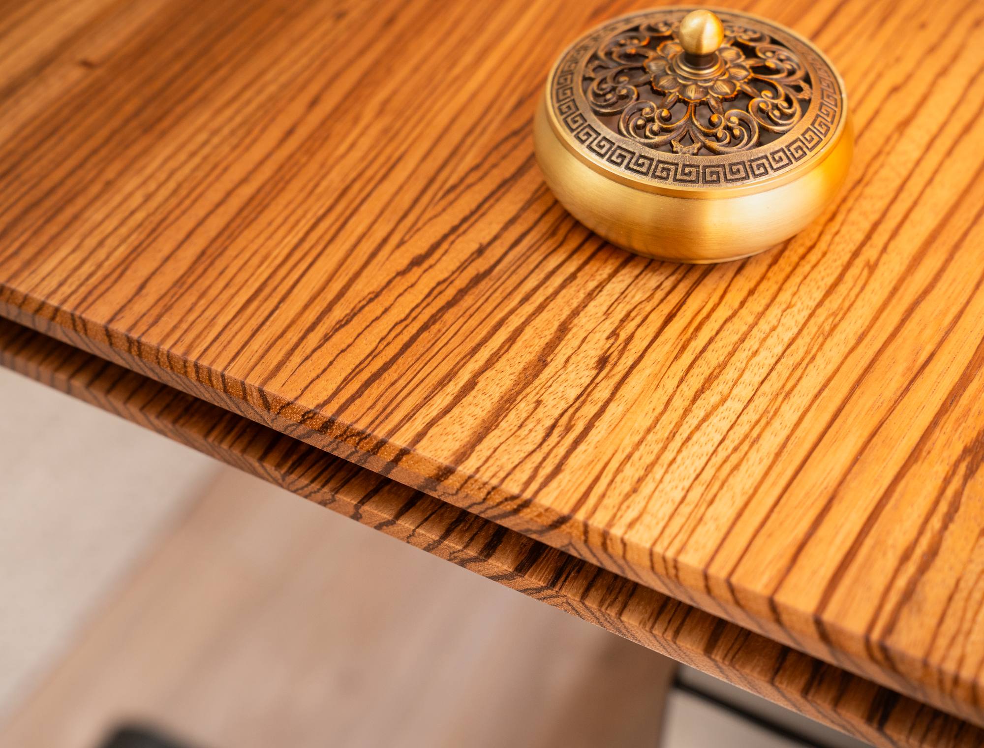 Zebrawood desk