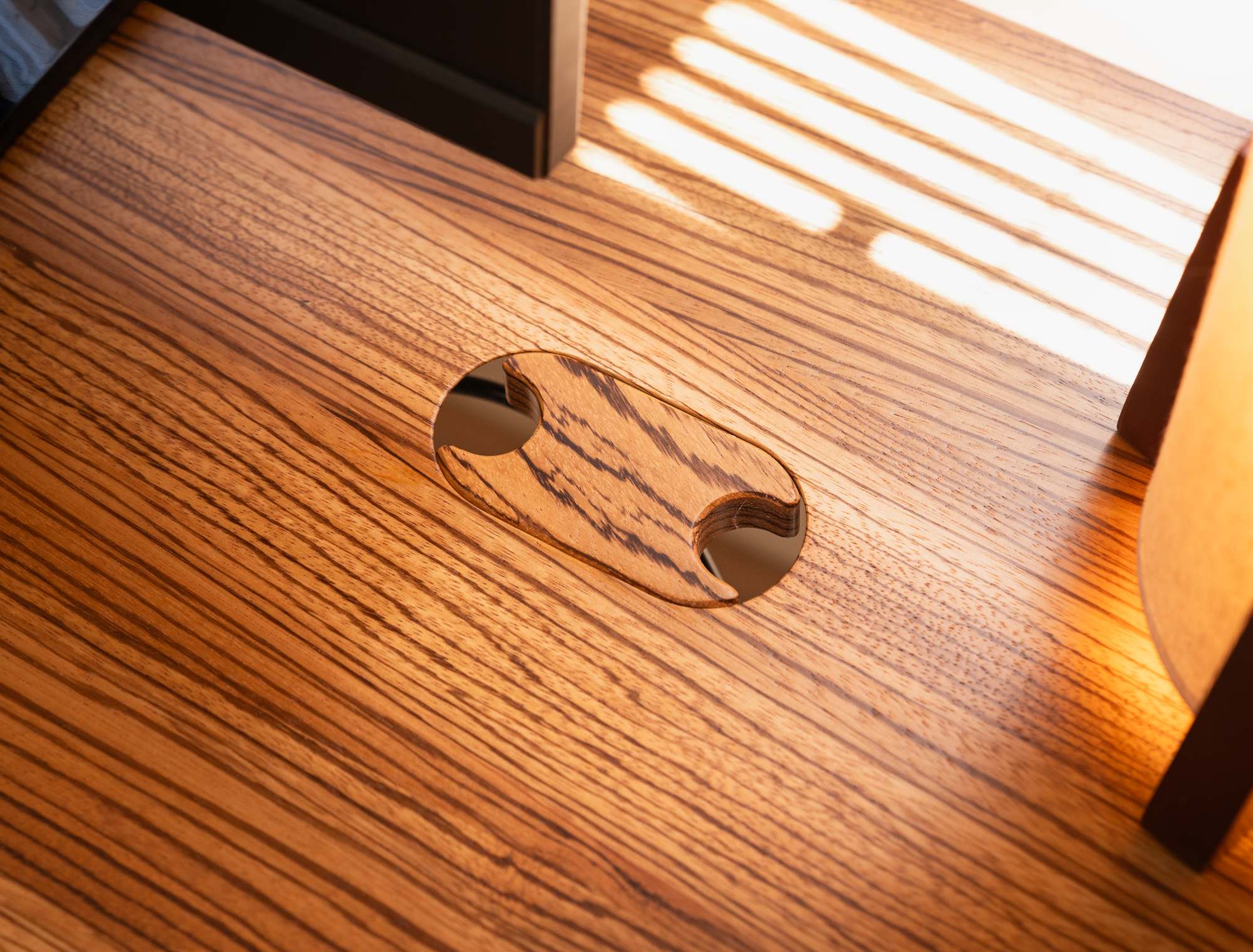 Zebrawood desk